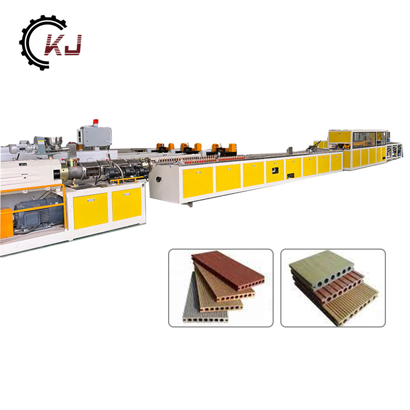 I-Wood Plastic Composite WPC Fluted Wall Profile Making Machine